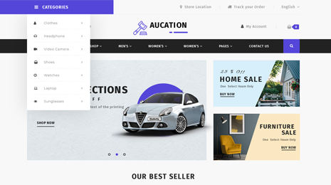 Auction WordPress Theme Thumbnail 