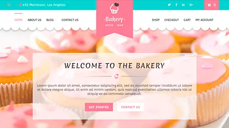 Bakery WordPress Theme Thumbnail 