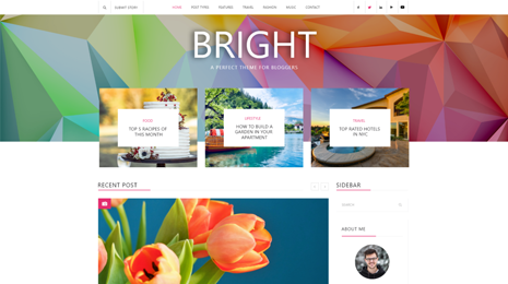 Bright WordPress Theme Thumbnail 