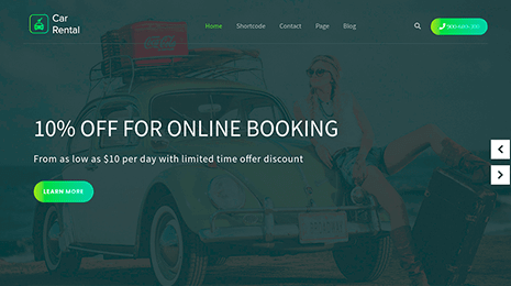 Car Rental WordPress Theme Thumbnail 