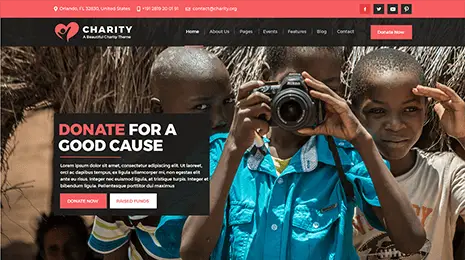 Premium Charity WordPress Theme Thumbnail 