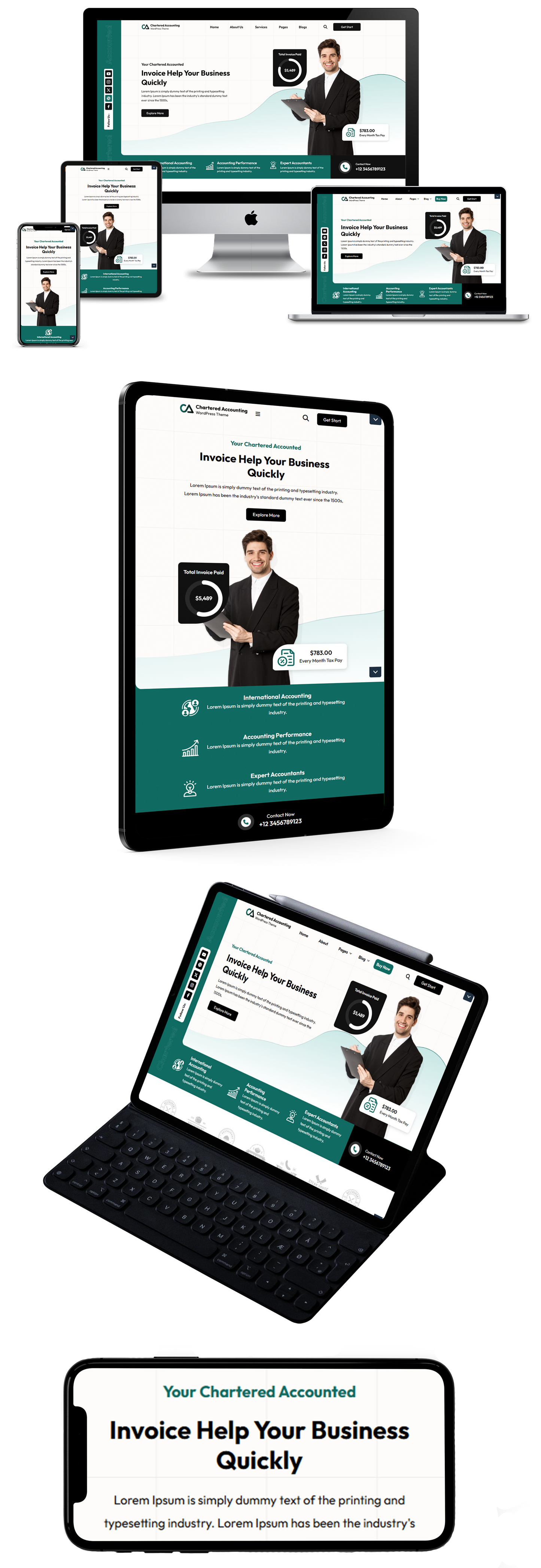 Chartered Accountant WordPress Theme