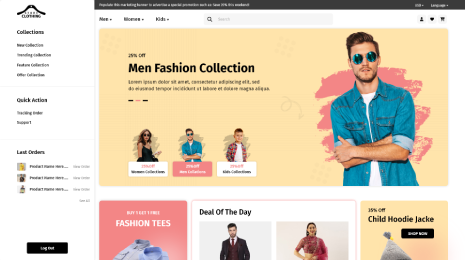 Clothing Store WordPress Theme Thumbnail 