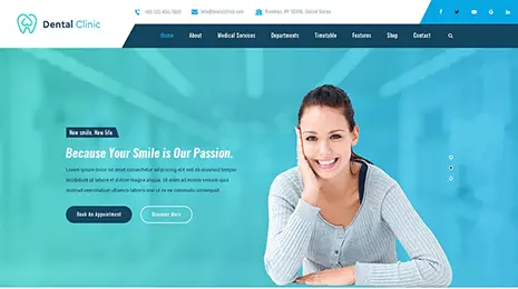 Dentist WordPress Theme Thumbnail 