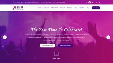 Event Planner WordPress Theme Thumbnail 
