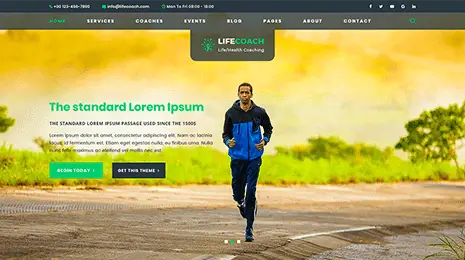 Health Coaching WordPress Theme Thumbnail 
