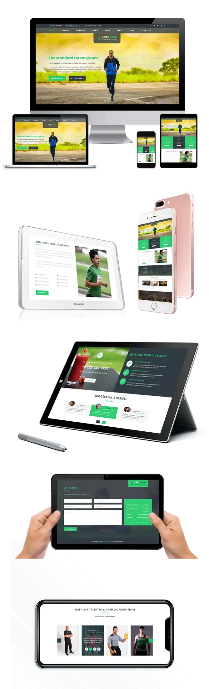 Health Coaching WordPress Theme Responsive