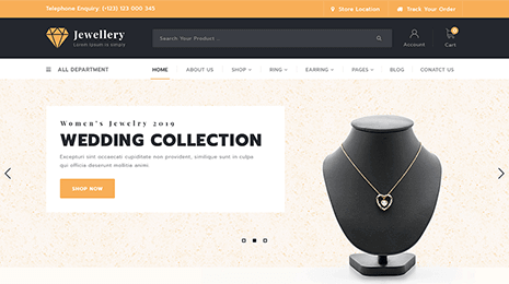 Jewellery WordPress Theme Thumbnail 