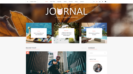 Journal WordPress Theme Thumbnail 