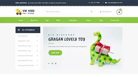 Kids WordPress Theme Thumbnail 