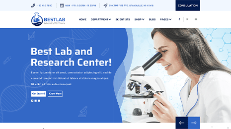 Laboratory WordPress Theme Thumbnail 