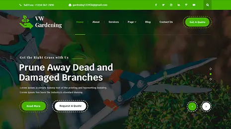 Landscaping WordPress Theme Thumbnail 