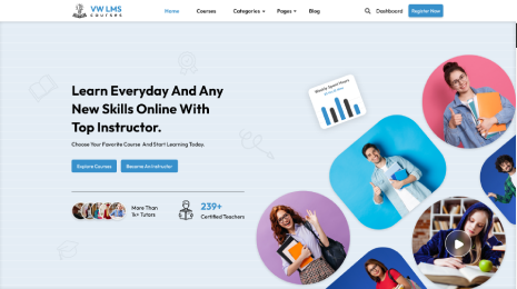 LMS Education WordPress Theme Thumbnail 