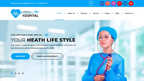 Medical WordPress Theme Thumbnail 