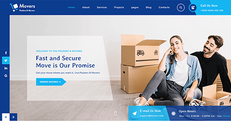 Moving Company WordPress Theme Thumbnail 