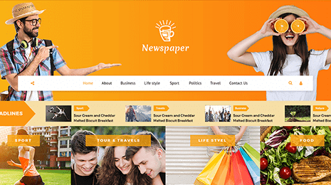 Newspaper WordPress Theme Thumbnail 