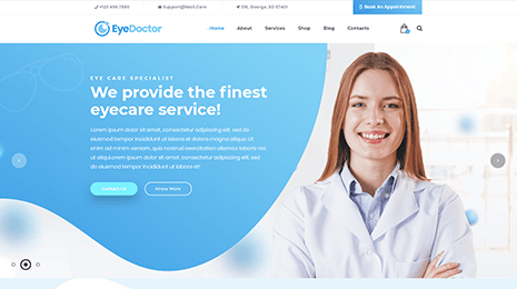 Optometrist WordPress Theme Thumbnail 