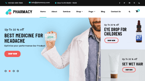 Medical Equipment WordPress Theme Thumbnail 