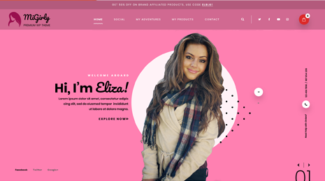 Girly WordPress Theme Thumbnail 