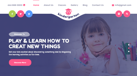 Kindergarten WordPress Theme Thumbnail 