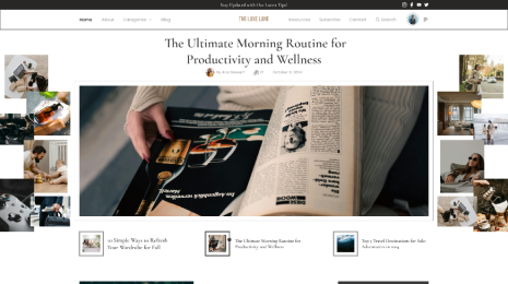 Lifestyle Blog WordPress Theme Thumbnail 
